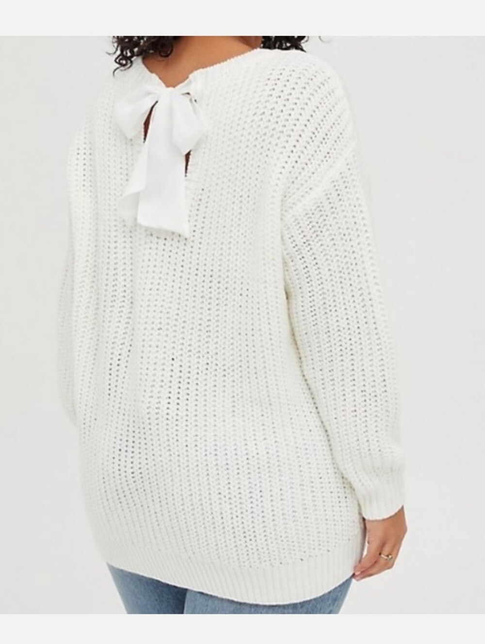 Torrid Cable Tie Back Sweater - Picture 7 of 8